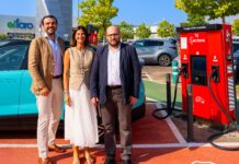 Castellana Properties y Acciona Energía instalan en El Faro la mayor electrolinera de Extremadura
