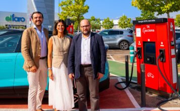 Castellana Properties y Acciona Energía instalan en El Faro la mayor electrolinera de Extremadura